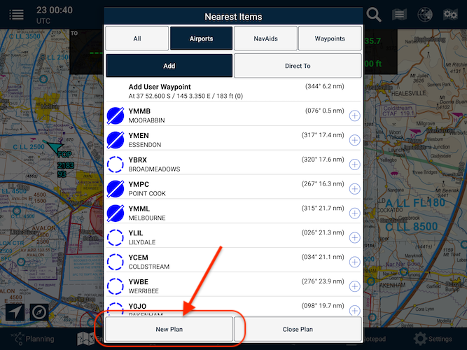 New Plan in Android Nearest Items