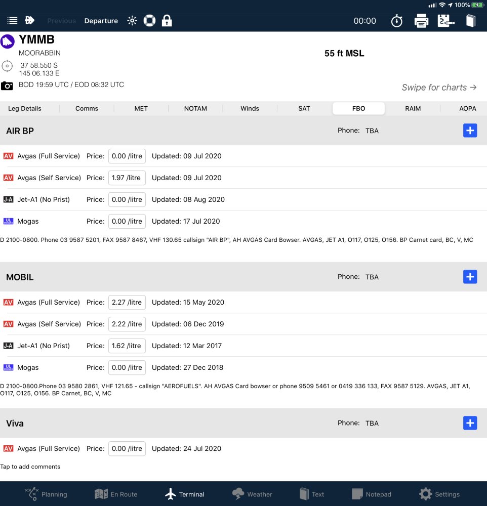 Fbo interface on Apple