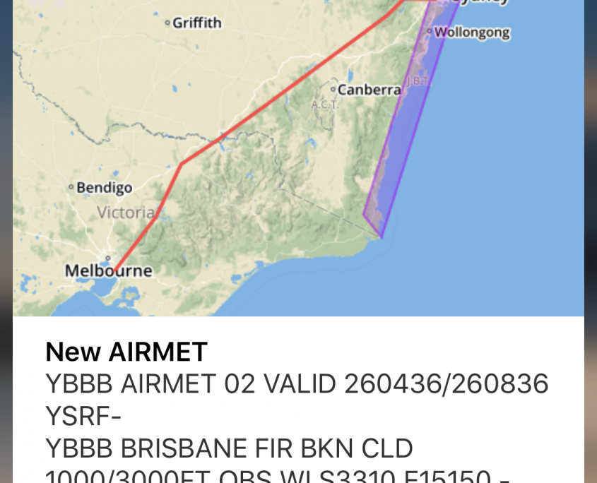 Read Flight Status messages on Apple