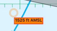 Lowest Safe Altitude Calculator interface on Apple