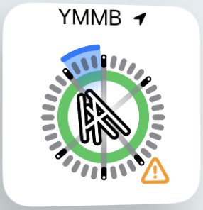Metar Widgets interface on Apple