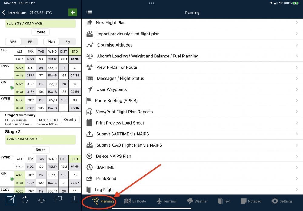 Planning tasks on Apple