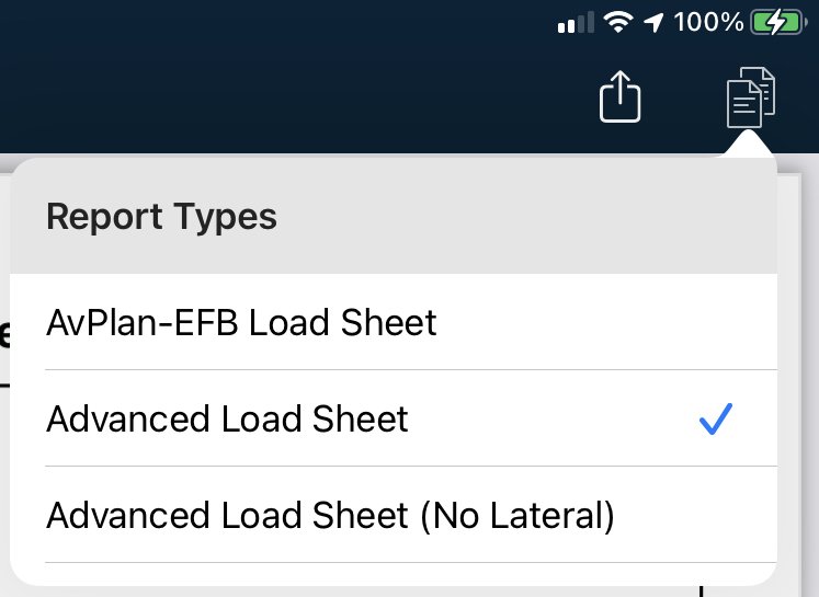 Load-sheet selection in Apple 9.x