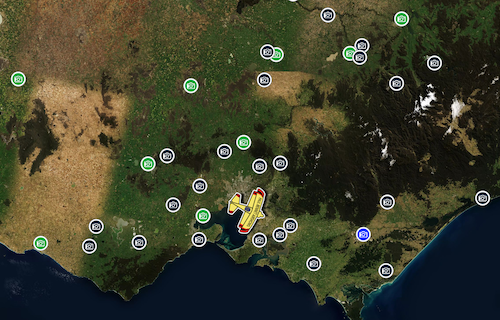 Weather camera locations on Apple