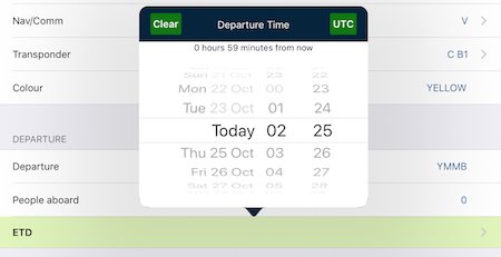 Any rows requiring attention will be highlighted green