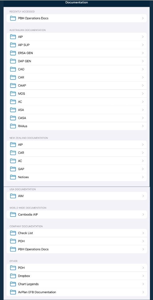 Documentation library on Apple