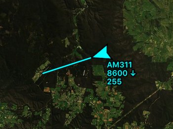 Aircraft on descent
