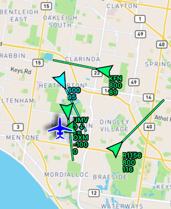 An example of mixed traffic sources.